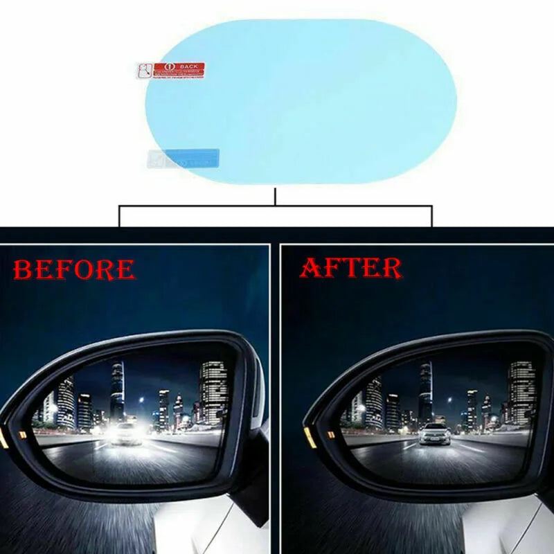 Car Rainproof Clear Film Rearview2 Pcs