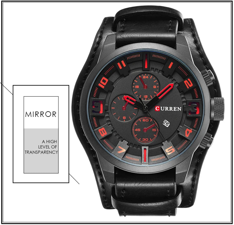 New CURREN Top Brand Luxury Mens Watches