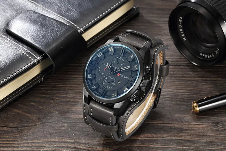 New CURREN Top Brand Luxury Mens Watches