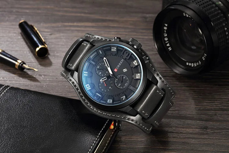 New CURREN Top Brand Luxury Mens Watches