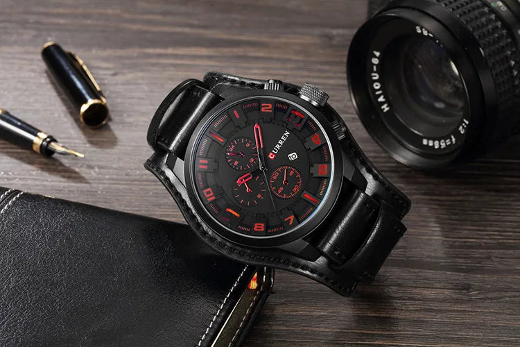 New CURREN Top Brand Luxury Mens Watches