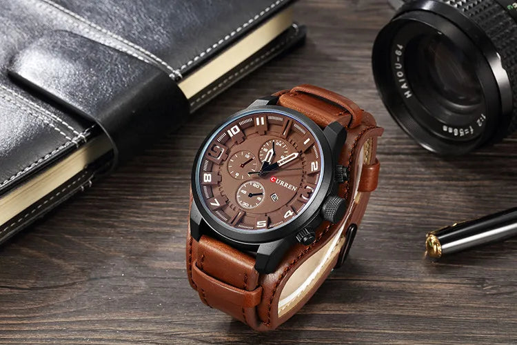 New CURREN Top Brand Luxury Mens Watches