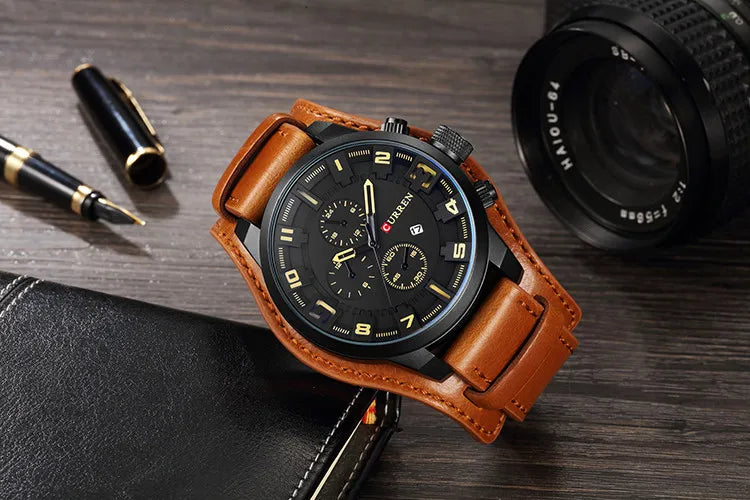 New CURREN Top Brand Luxury Mens Watches