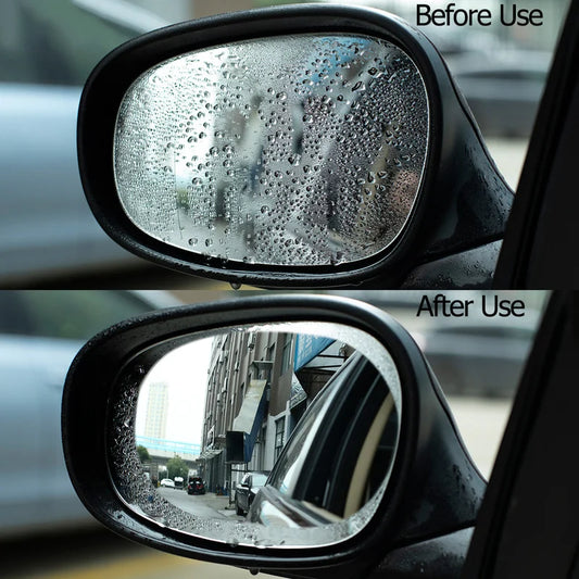 Car Rainproof Clear Film Rearview2 Pcs