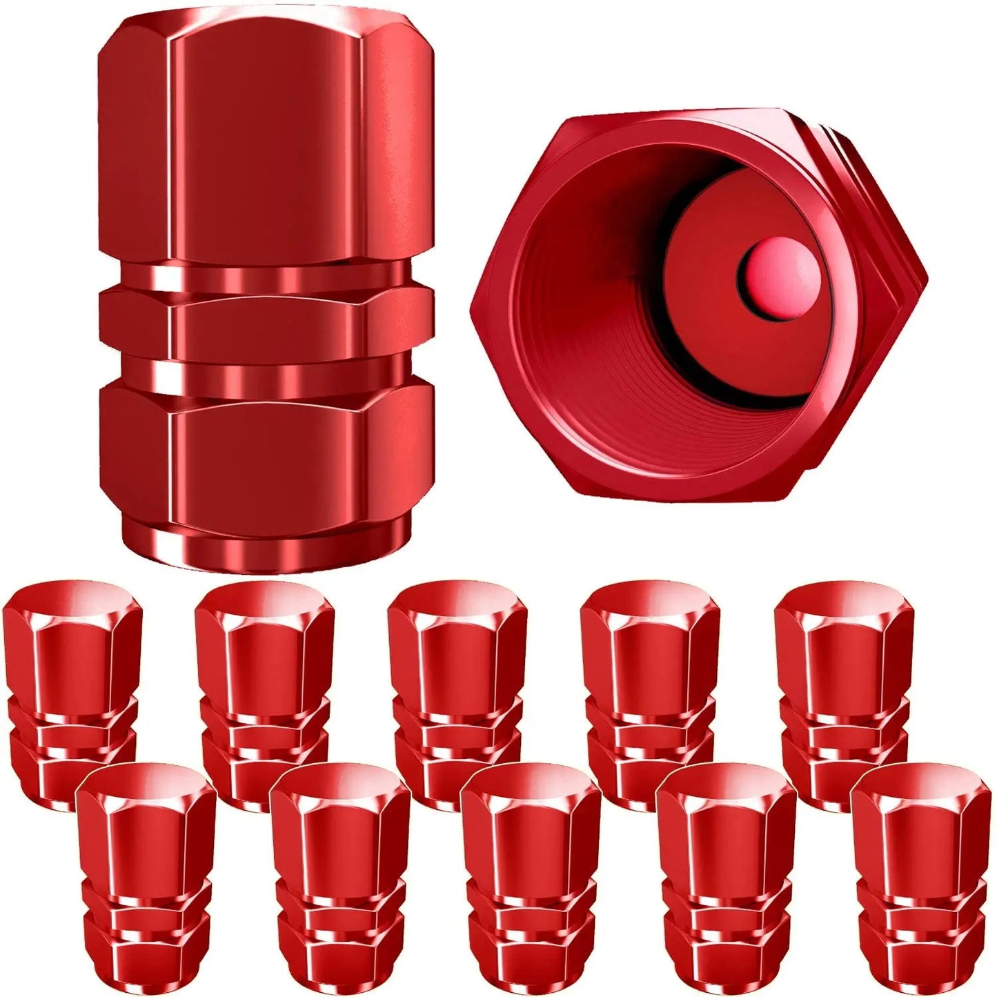 AUTCOAT Aluminum Alloy Car Wheel Tire Valve