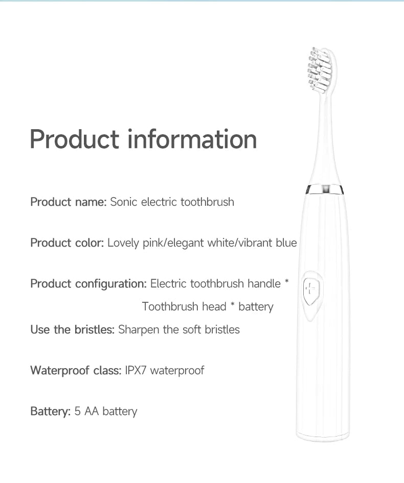 Electric Toothbrush for Adults Soft