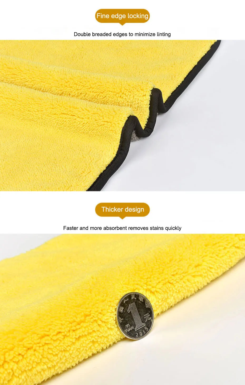 SEAMETAL Microfiber Car Washing Towel