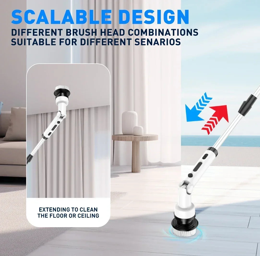 wireless electric cleaning brush