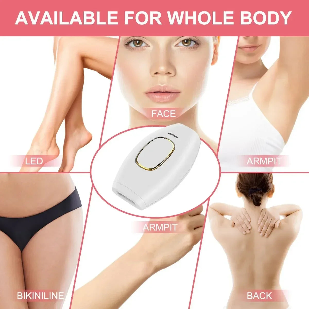 Flashes Bikinis IPL Pulses Epilator Painless Laser Hair Removal