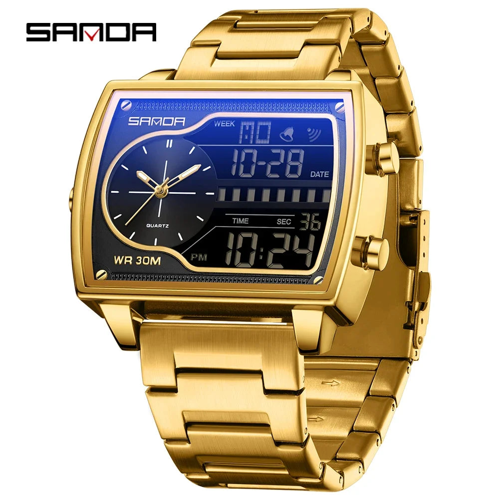 SANDA Top Brand Men's Quartz Watch