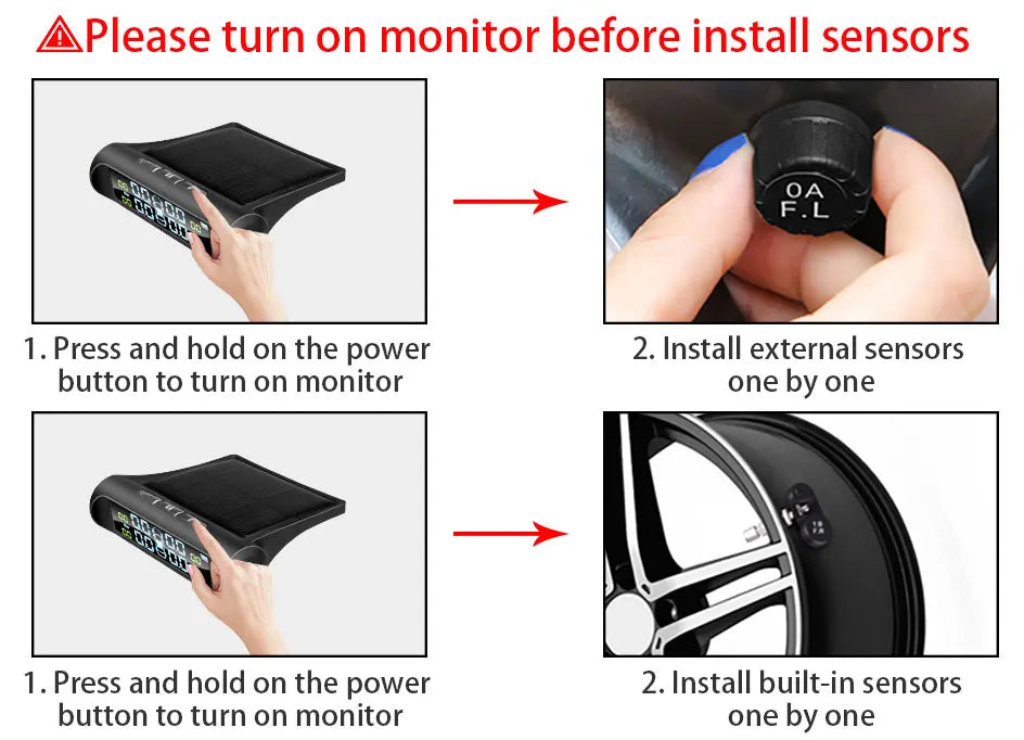 TPMS Car Tire Pressure Alarm Monitor System