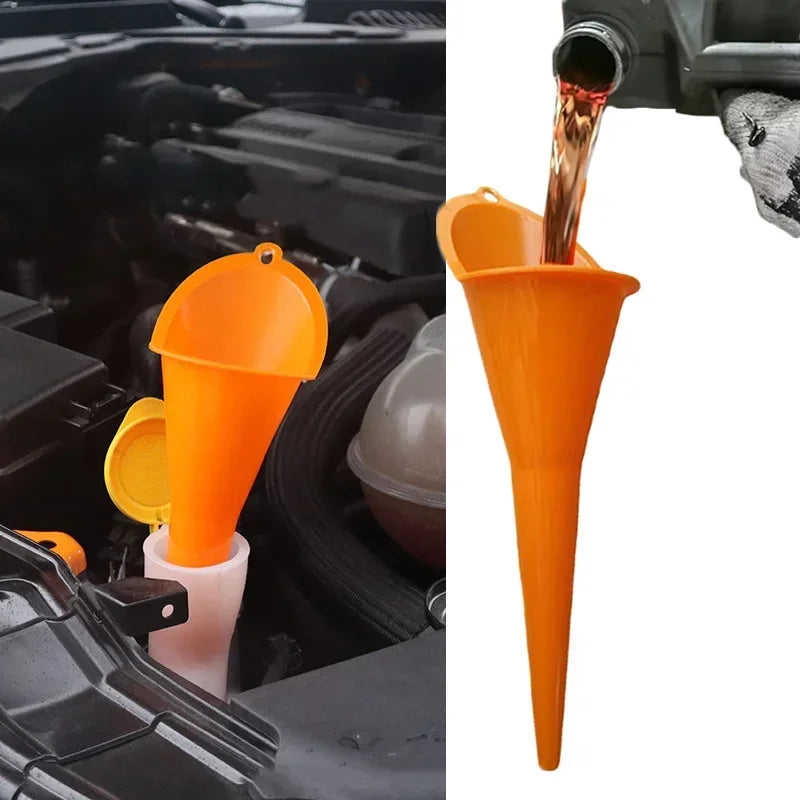 Car Long Stem Funnel Gasoline Oil Fuel Filling Tools