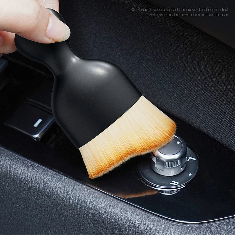 Car Air Vent Cleaning Soft Brush with Casing Car Interior Cleaning Tool