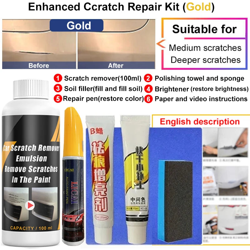 Car Scratch Remover Anti Scratch Wax