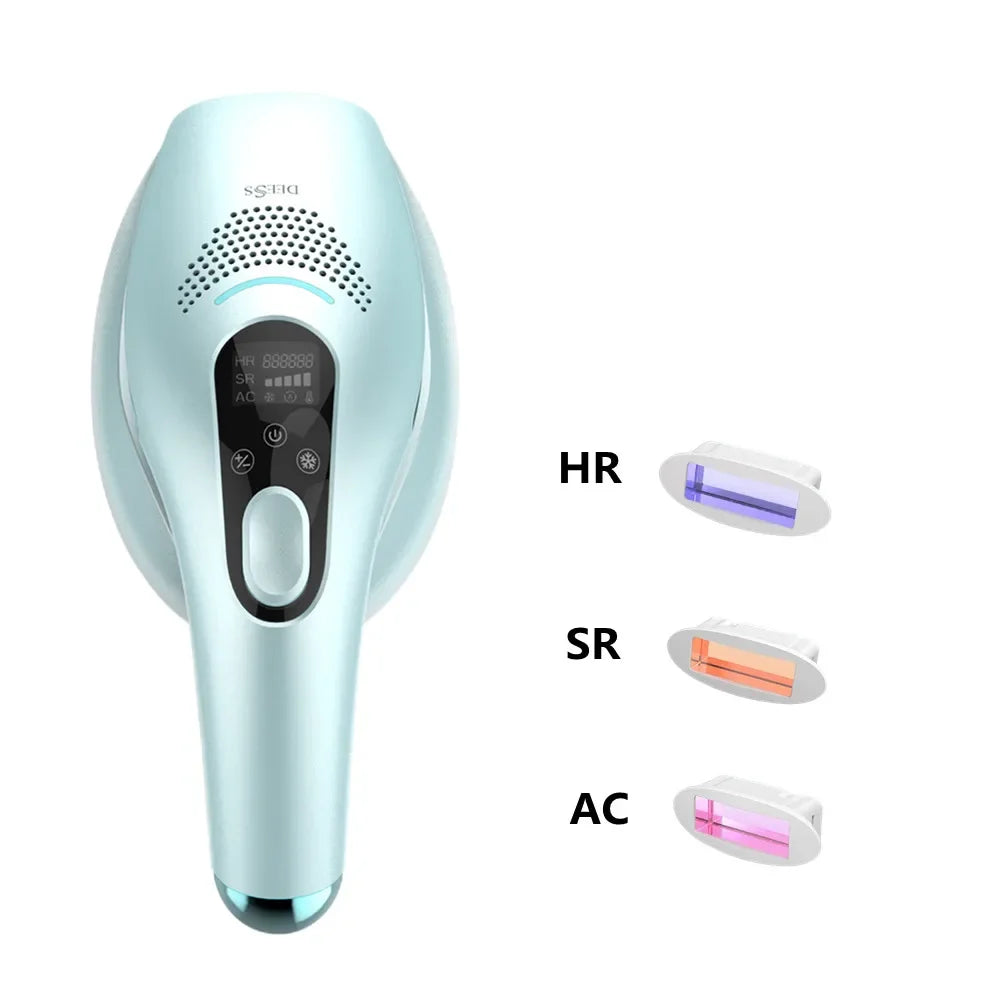 IPL Laser Hair Removal Device Cooling Painless Epilator Face Body