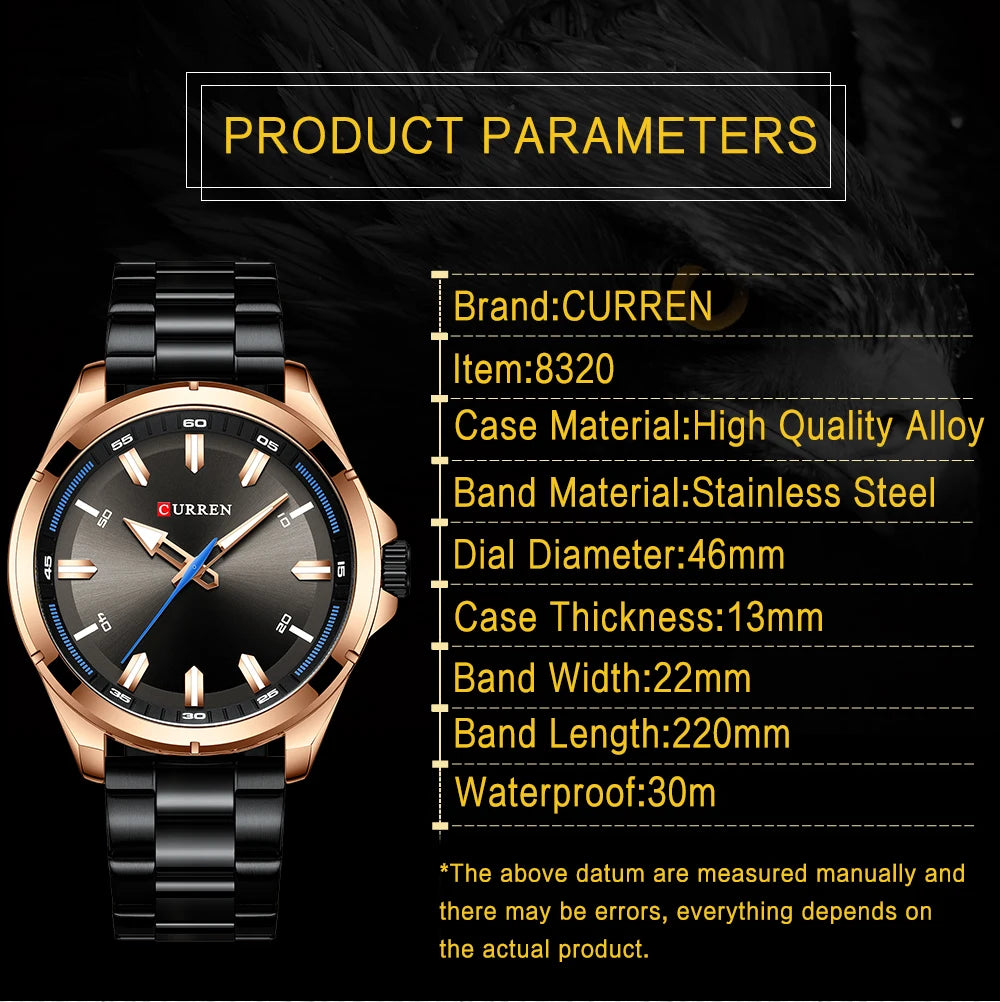 New CURREN Top Brand Luxury Mens Watches