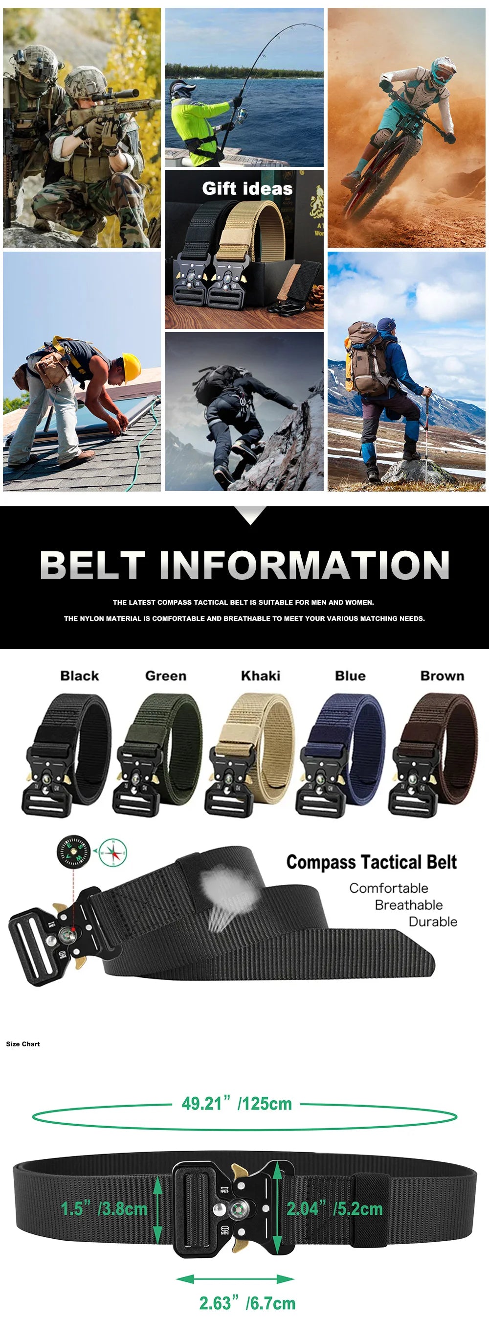 Men's Belt Outdoor