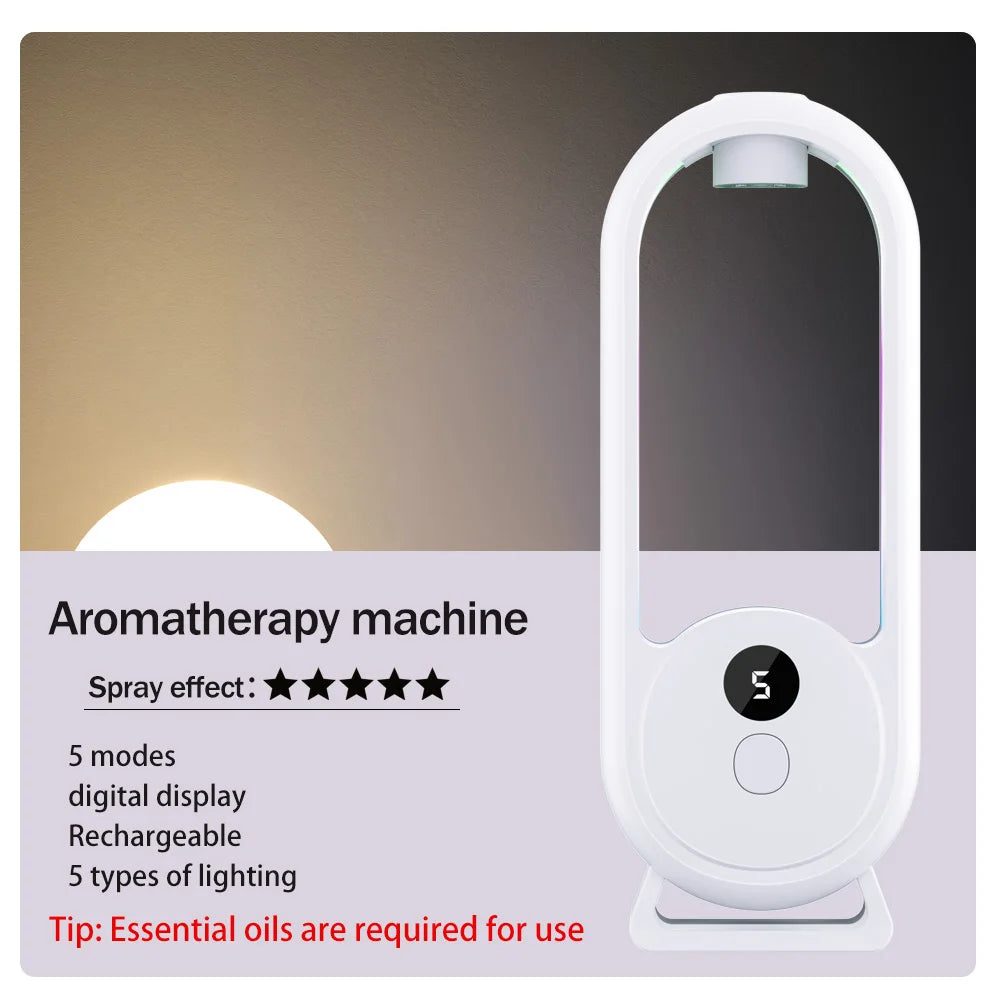 Rechargeable 5-mode aromatic diffuser