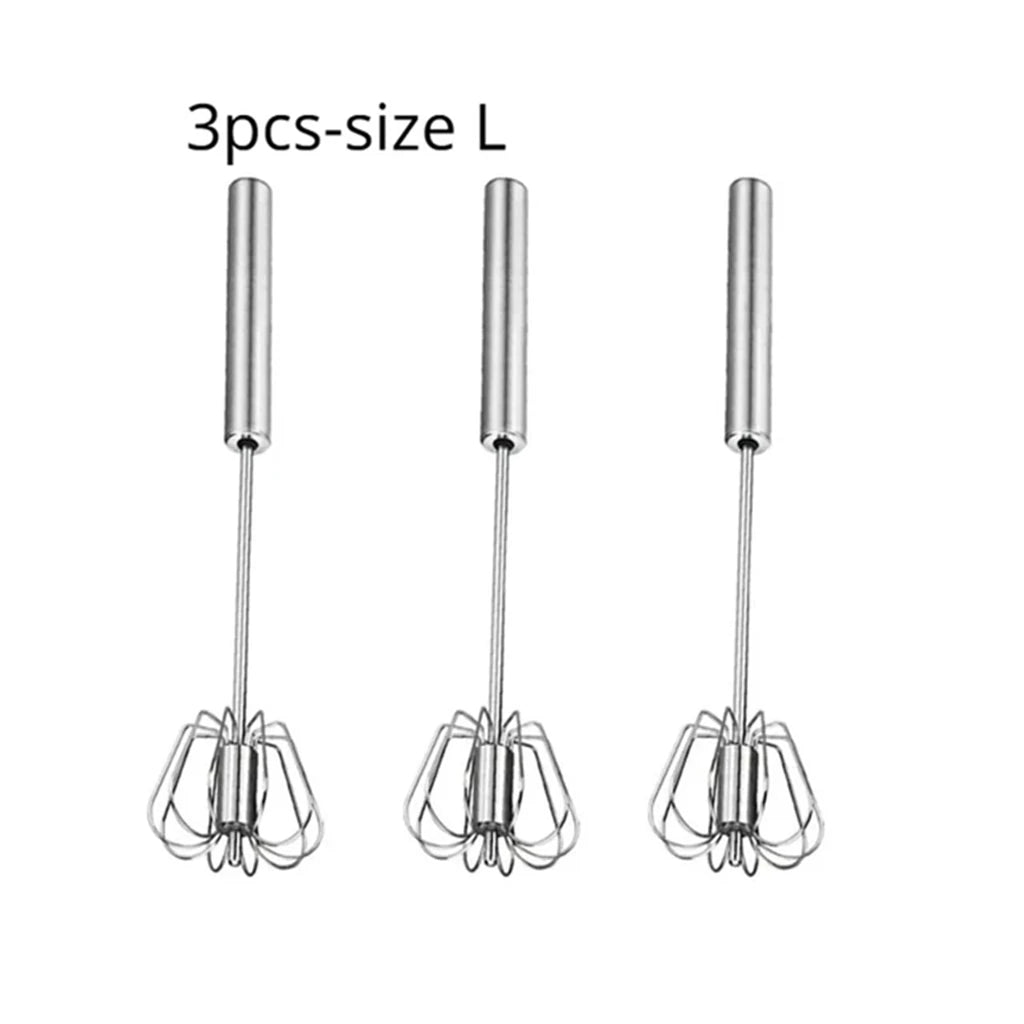 Semi Automatic Mixer Whisk Egg Beater Stainless Steel