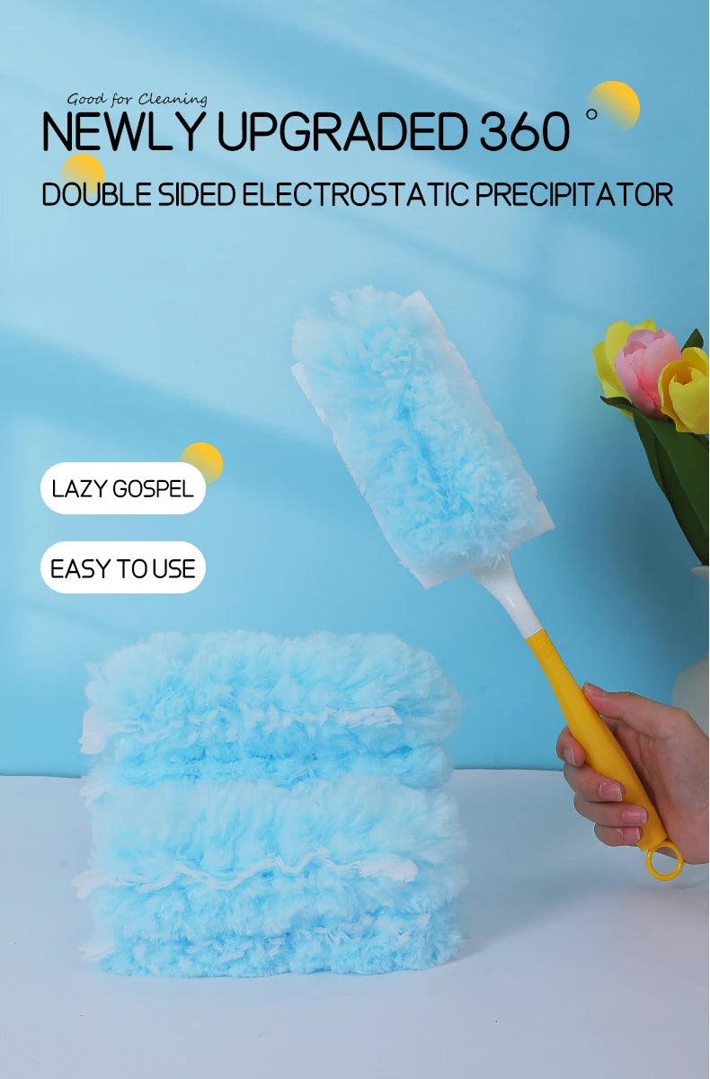 Double sided 360 ° electrostatic dust duster is used for large-scale cleaning of dust