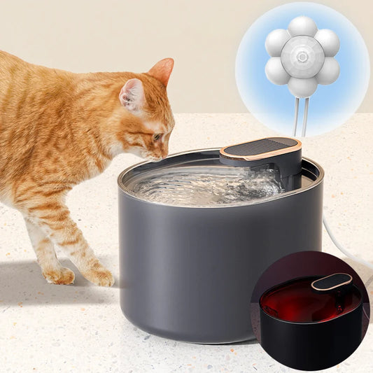 3L Cat Water Fountain with Motion Sensor Automatic