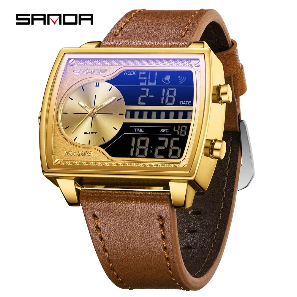 SANDA Top Brand Men's Quartz Watch