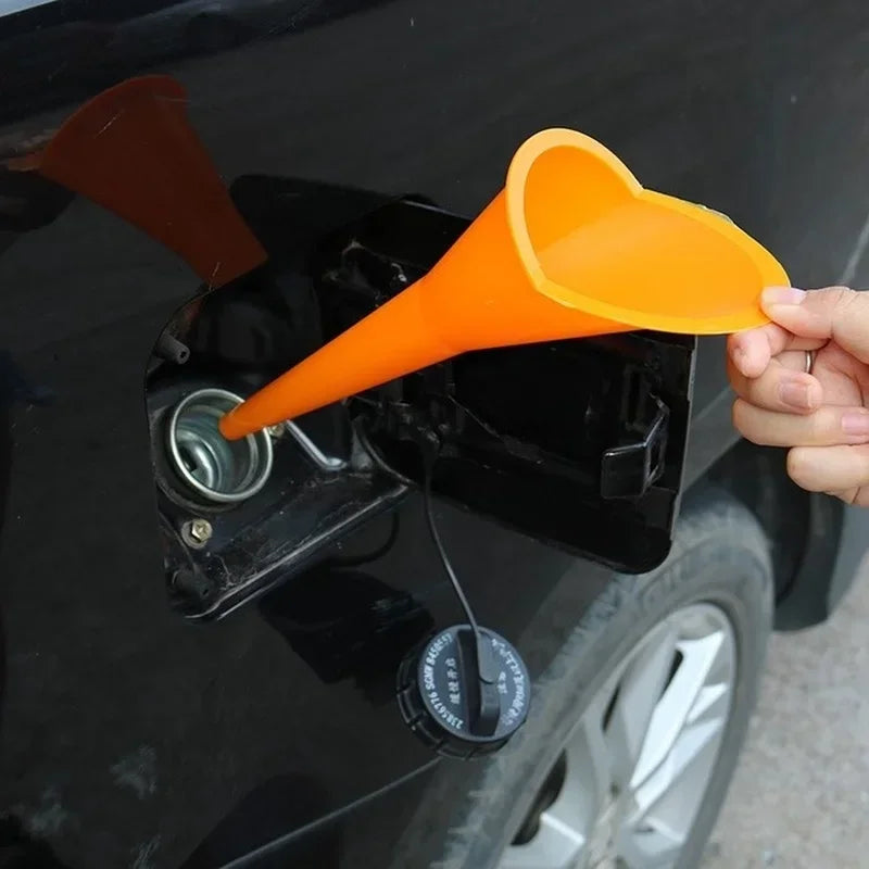 Car Long Stem Funnel Gasoline Oil Fuel Filling Tools