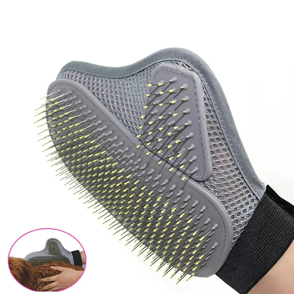 Pet Grooming Glove Hair Removal