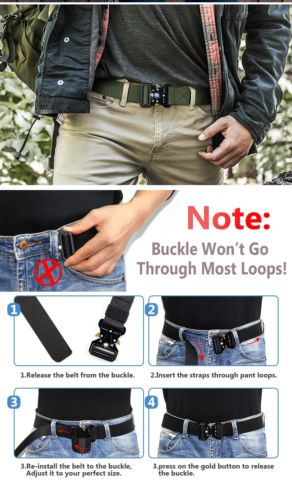 Men's Belt Outdoor