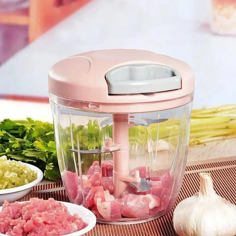 500ML Manual Meat Mincer Garlic Chopper