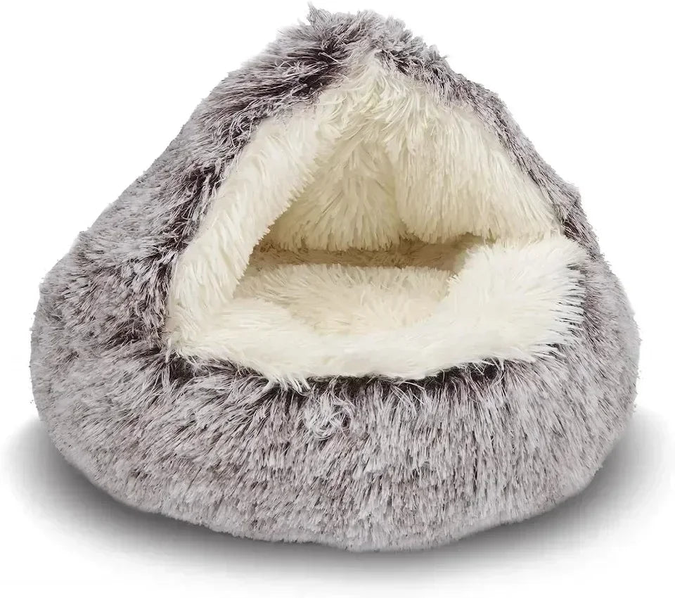 Round Cat Cushion Semi Enclosed Pet Sleep Bags