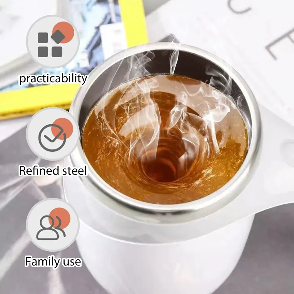 Automatic Stirring Magnetic Mug Rechargeable