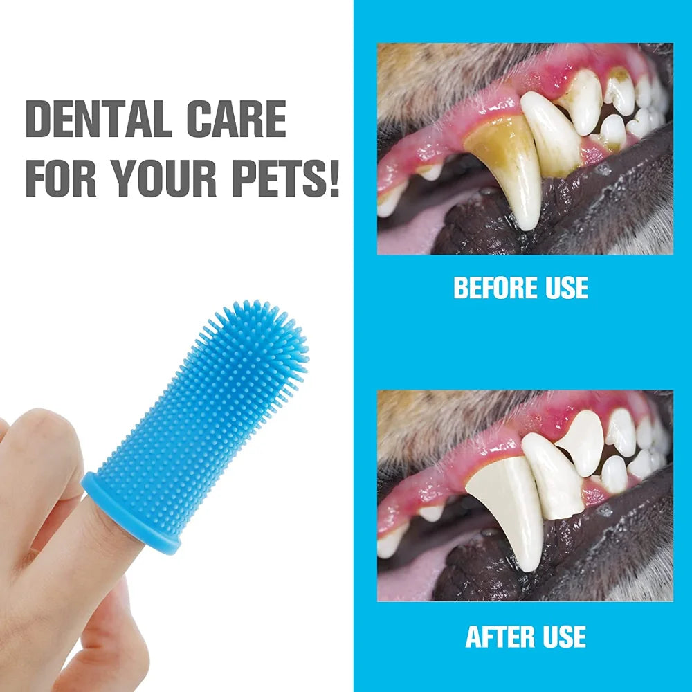 Dog Super Soft Pet Finger Toothbrush