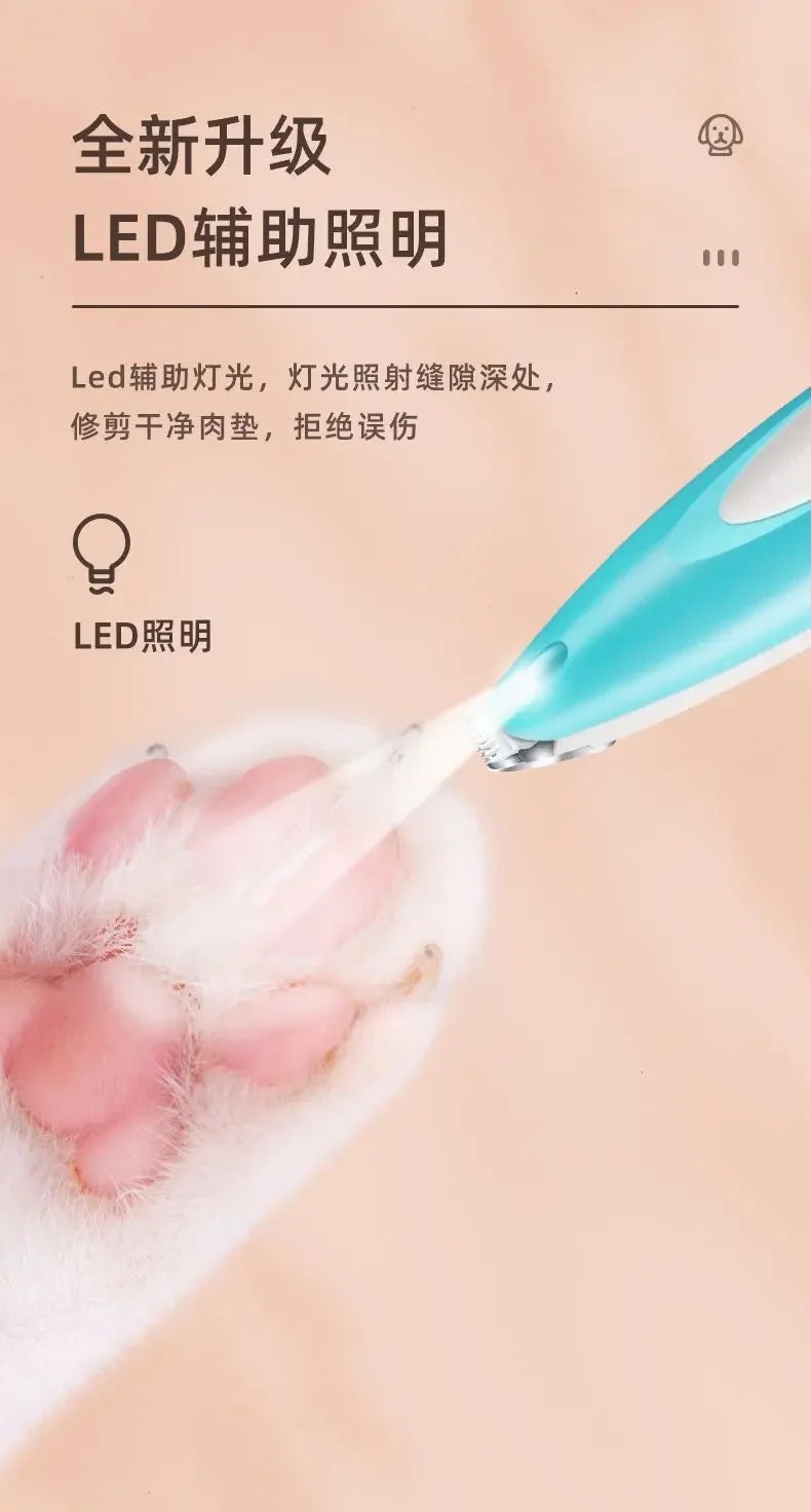 Pet Electric Pushing Scissors Cat Foot Shaver