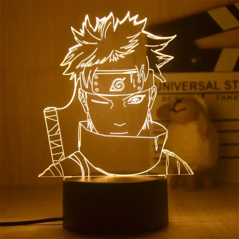 Anime Naruto Action Figures Night Light