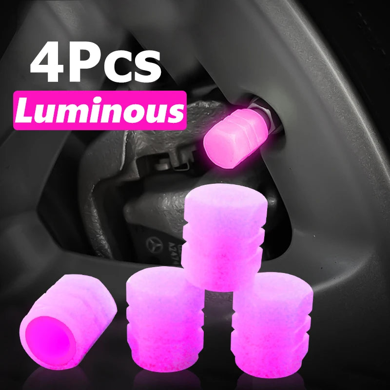 Luminous Valve Caps Fluorescent