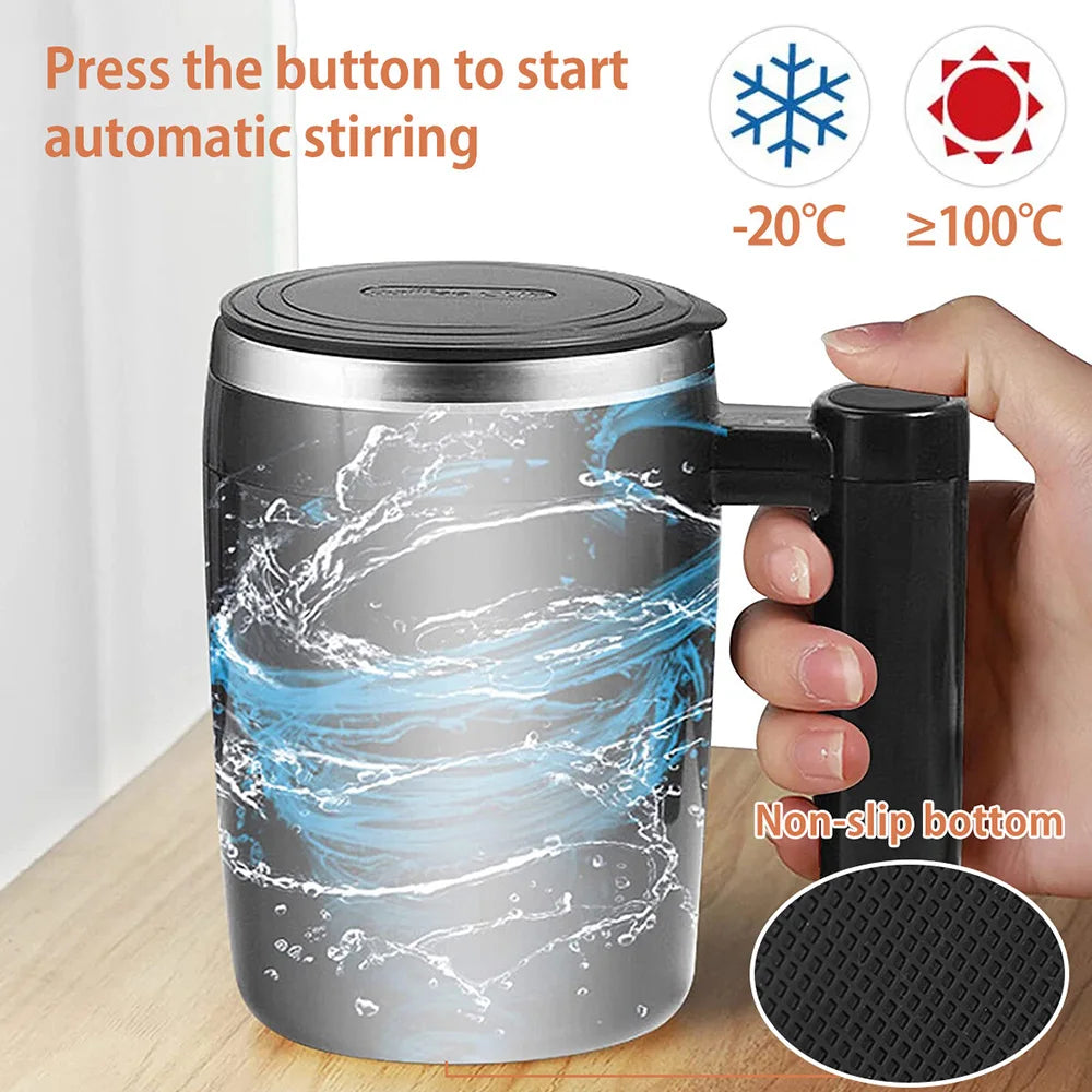 Automatic Self Stirring Magnetic Mug Rechargeable