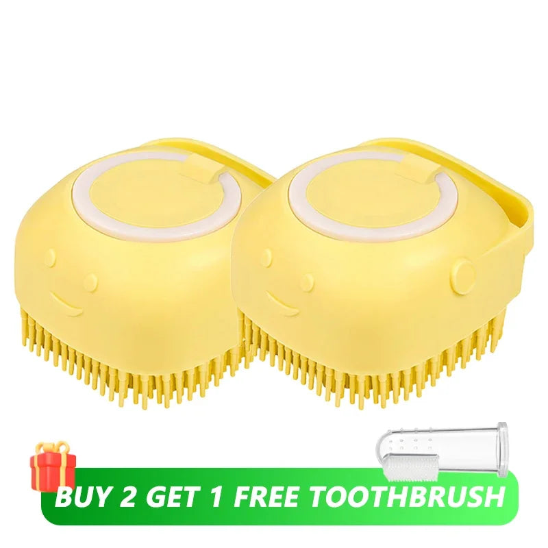 Dog Bathing Brush Pet Massage Brush