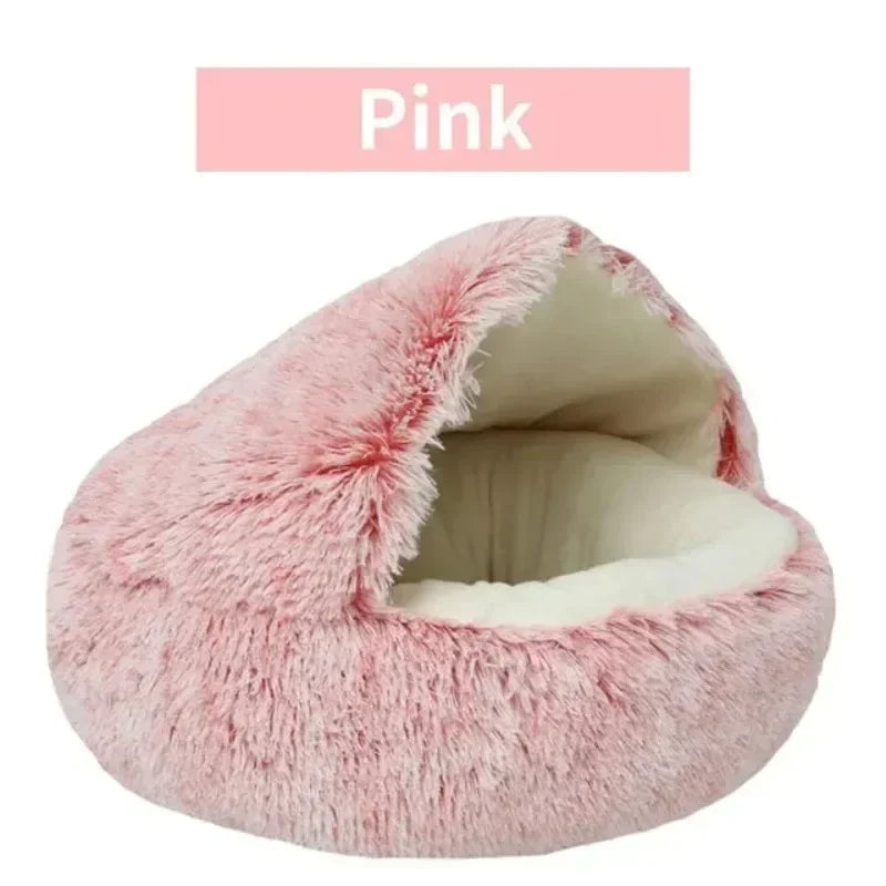 Round Cat Cushion Semi Enclosed Pet Sleep Bags