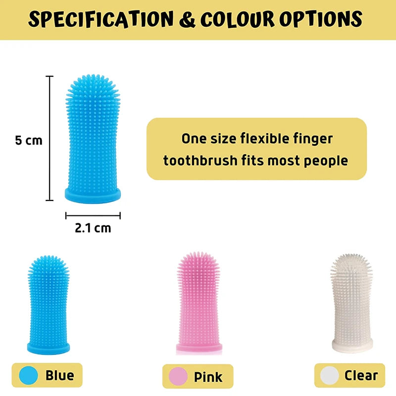 Dog Super Soft Pet Finger Toothbrush