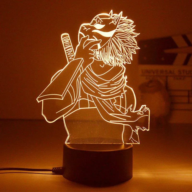 Anime Naruto Action Figures Night Light