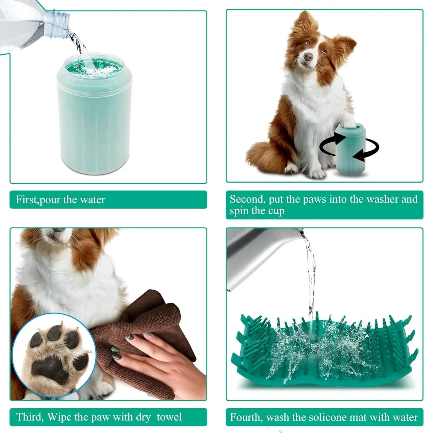 Soft Silicone Material Pet Foot Wash Cup