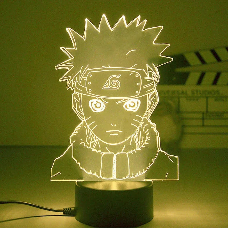 Anime Naruto Action Figures Night Light