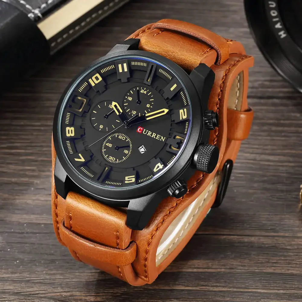 New CURREN Top Brand Luxury Mens Watches