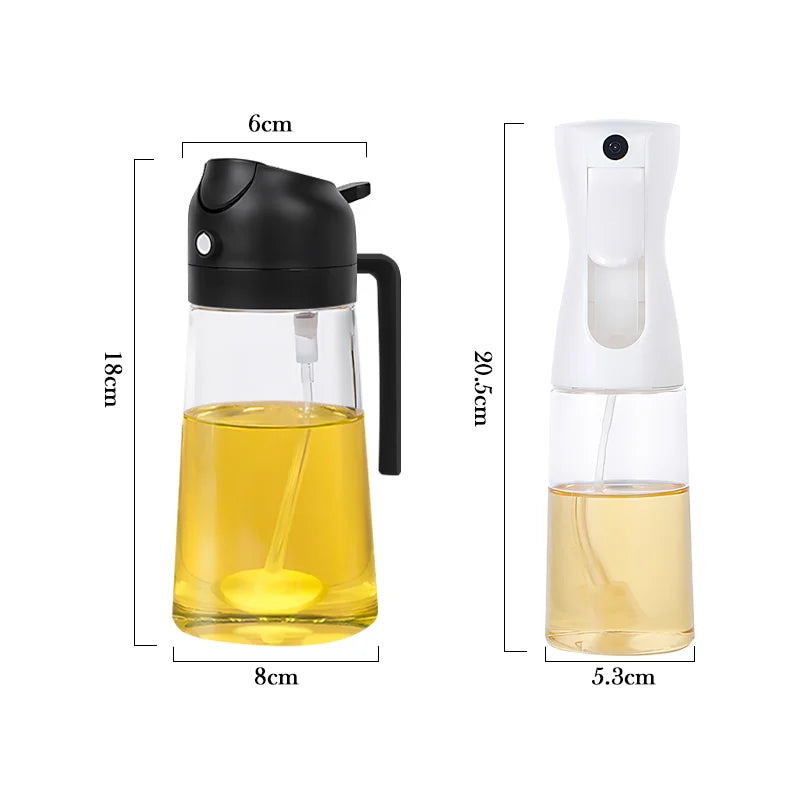 500ml Oil Spray Bottle Plastic Oil Containers