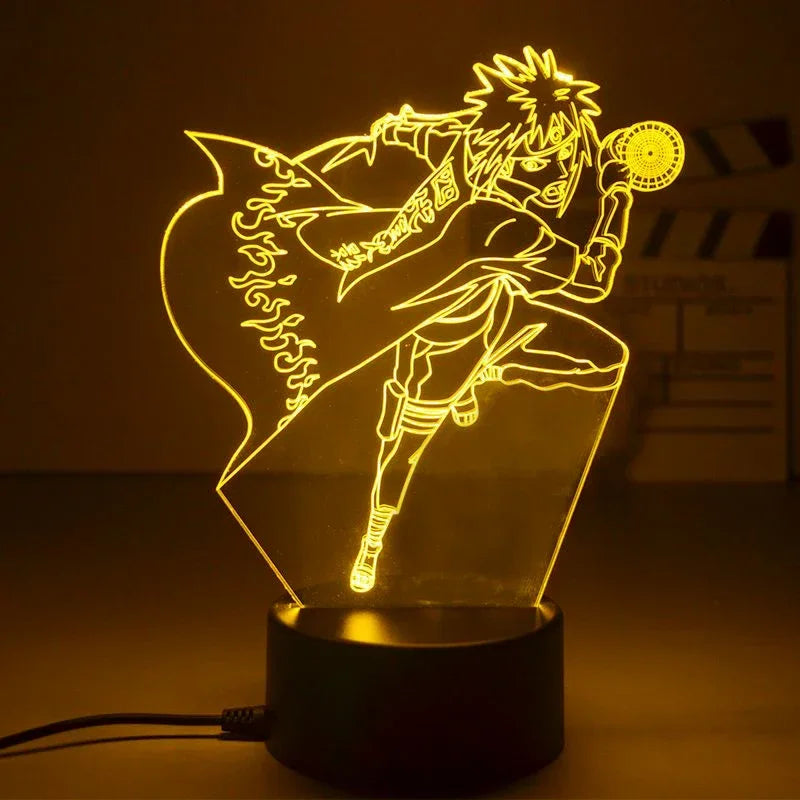 Anime Naruto Action Figures Night Light