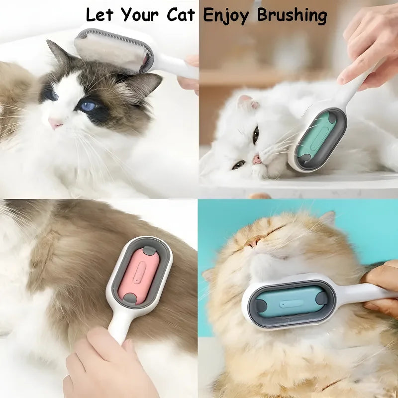 Cats Hair Brushes Grooming Massage Comb Double Sided