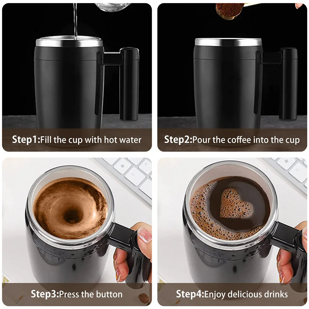 Automatic Self Stirring Magnetic Mug Rechargeable