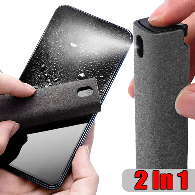 2 In 1 Screen Cleaner Spray Bottle