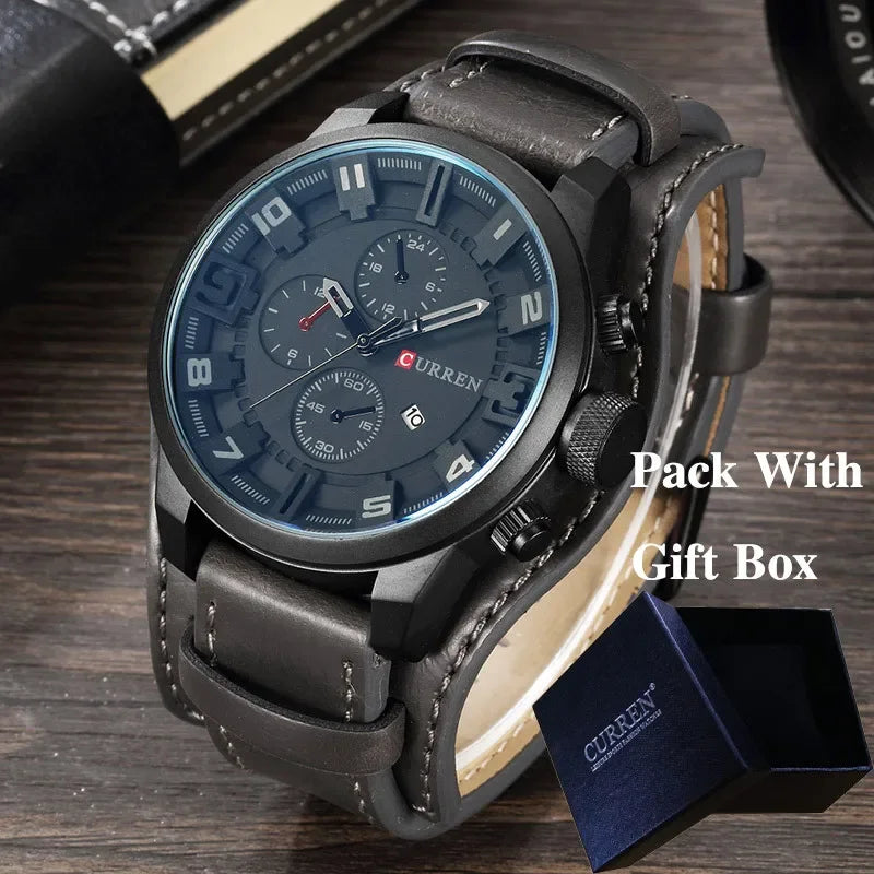 New CURREN Top Brand Luxury Mens Watches